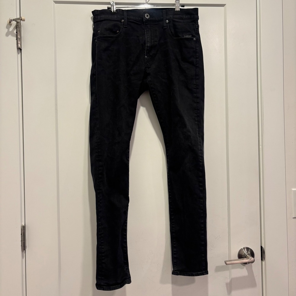 G-Star Raw Revend FWD Skinny Jeans Mens Black Premium Italian Fabric Denim